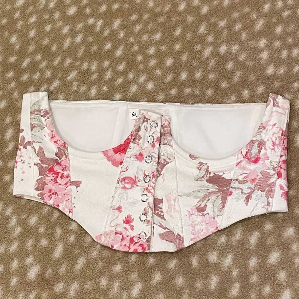 For Love and Lemons Floral Corset